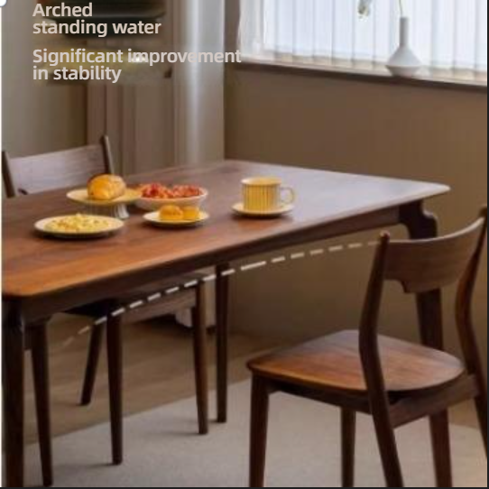 Rectangular dining table in al