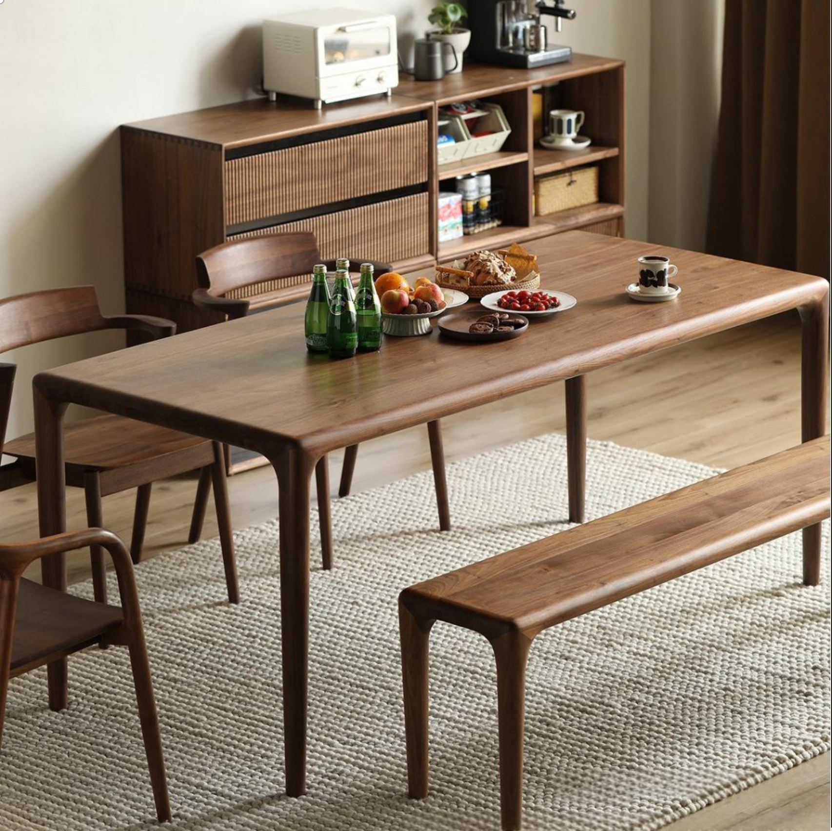 Nordic all-solid wood dining t